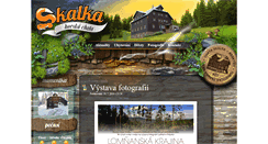 Desktop Screenshot of chata-skalka.cz